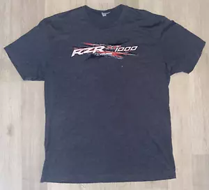 Polaris RZR XP 1000 T-Shirt XL Gray SXS Side By Side Racing Off Road - Picture 1 of 11