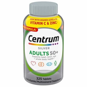 Centrum Silver Adults 50+ Multivitamin, 325 Tablets * FAST SHIPPING * - Picture 1 of 3