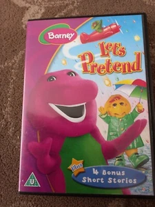 BARNEY LET'S PRETEND DVD KIDS - Picture 1 of 2