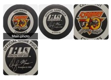  CINCINNATI CYCLONES IHL OFFICIAL GAME PUCK INGLASCO MFG. MADE IN CANADA 🇨🇦