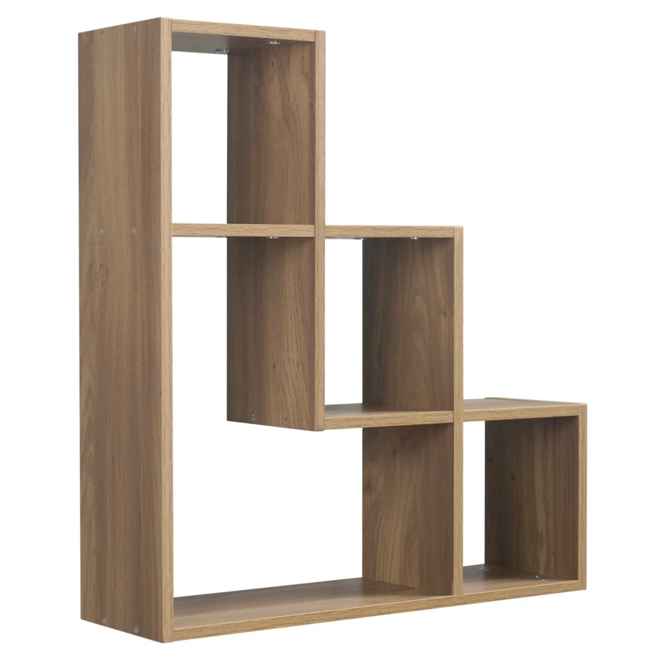 Lyon 3 Step Wooden Floating Wall Mounting Shelf Display Unit Book Storage Deco - Image 1 of 1
