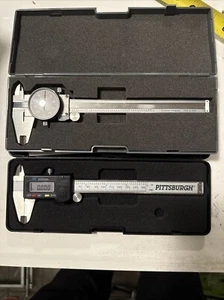 Vtg AMTOS 6" Dial Caliper . Pittsburgh - Picture 1 of 9