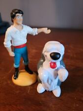 Little Mermaid Prince Eric & Max dog Disney Pixar toy figures