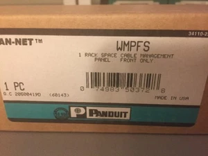 Panduit WMPFS Rack space cable management panel front only T600 - Picture 1 of 12