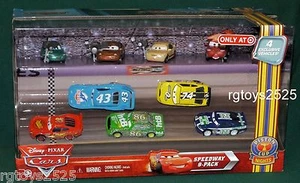 Disney Pixar CARS Piston Cup Nights Speedway 9 Pack Houser Boon Dash Boardman - Picture 1 of 2