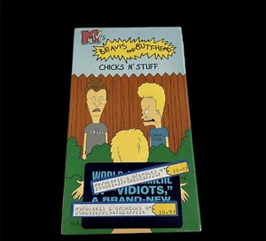Beavis and Butt-Head - Chicks N Stuff (VHS, 1995) New Sealed MTV HTF OOP - Picture 1 of 12