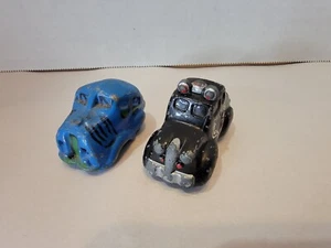 Hallmark Road Rovers Vintage Toy Car Lot Fuzz Mobile Police Car Blue Blob - Picture 1 of 10