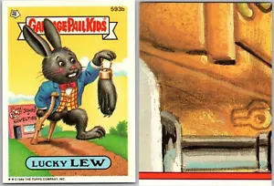 1988 Garbage Pail Kids GPK Series 15 OS15 NDC Card Unlucky LEW 593b - Picture 1 of 1
