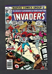Invaders #14 Marvel Comics Bronze Age 1976 VF+ (8.5) Spitfire + The Crusaders - Picture 1 of 2