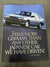 1980s Mazda 323 Deluxe Sedan SE Hatchback 4 Page Ad