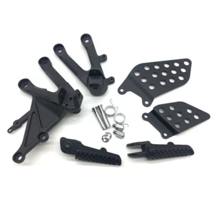 For Honda CBR1000RR 2004-2007 Black Front Rider Foot Peg Rest Bracket Rearsets - Picture 1 of 5