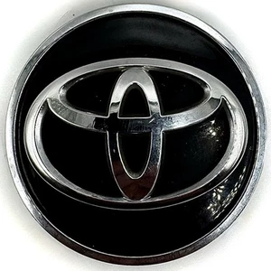 OEM BLACK 62mm Toyota Wheel Center Cap Camry Avalon RAV4 C-HR PriusVS Corolla - Picture 1 of 4