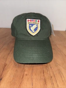 Ducks Unlimited Patch Mütze Kappe grüne Flaggen verstellbarer Riemen hinten neu mit Etikett  - Bild 1 von 10