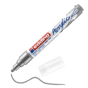  5100 acrylic marker medium - silver - 1 waterproof 06: 1 Pen - Silver matt - Picture 1 of 7