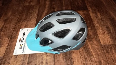 Schwinn Excursion Adult Bike Bicycle Safety Helmet Gray blue Fit New - Image 1 of 3
