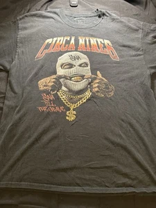 Circa Nine6 T-Shirt Black SNA XL Rap Hip Hop - Picture 1 of 6