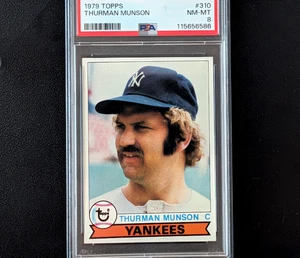 Topps Thurman Munson 1979 #310 PSA 8 - Imagen 1 de 2