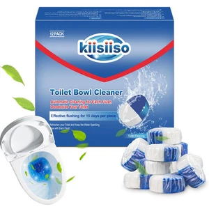 Toilet Bowl Cleaner Tablets, 12 PACK Commercial Household Bathroom Cleaners, ... - Picture 1 of 1