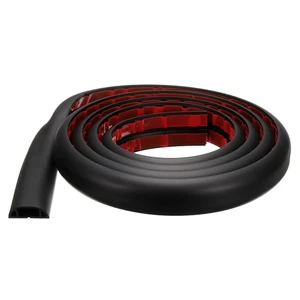 8ft Kabelabdeckung Boden B0.71"xH0.39" Verstecken Drahtabdeckungen Schwarz - Bild 1 von 7