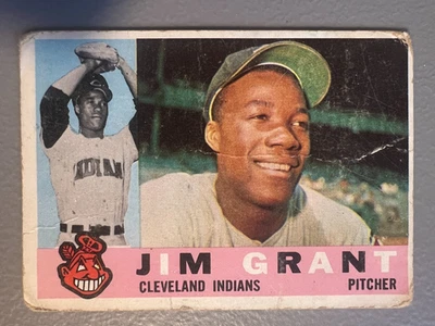 1960 Topps Baseball - Jim ' Mudcat ' Grant ( Cleveland Indians ) #14 - PR - Image 1 of 2