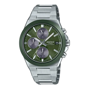 Orologio CASIO Edifice Cronografo a Energia Solare EFS-S650D-2AEF Silver Green - Picture 1 of 1