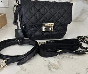 MZ Wallace Crosby Lock Quilted Nylon Crossbody Bag Small - Picture 1 of 5