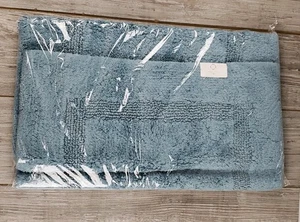 ABYSS HABIDECOR Reversible Bath Rug 23" x 39 Blue" Egyptian Cotton - Picture 1 of 8