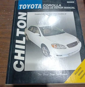 Toyota Corolla Kfz-Reparaturanleitung 2003-08 Taschenbuch Chilton - Bild 1 von 5