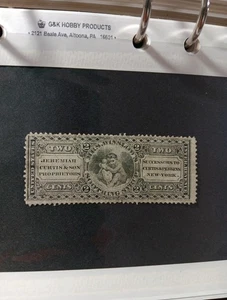 U.S.A MATCH AND MEDICINE STAMPS SCOTT RS68a. - Picture 1 of 2