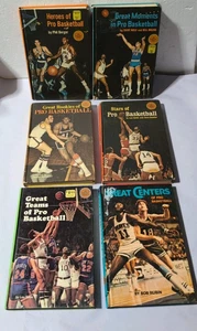 VINTAGE 1960'S 1970'S PRO BASKETBALL HC BOOK RANDOM HOUSE LOT (6) - Bild 1 von 4
