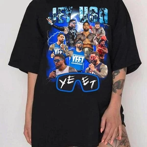 Wrestling Jey Uso WWE Big Face Yeet Black T-Shirt - Imagen 1 de 5