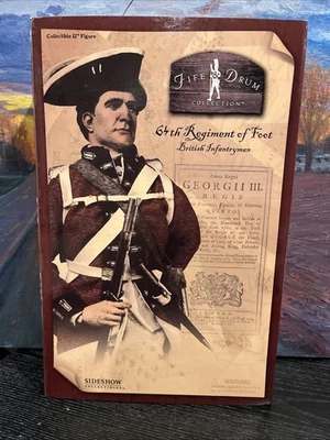 6th Regiment Of Foot British Soldier 1:6 Sideshow Collectibles Fife & Drum Nuevo en caja Foto 1 de 4