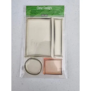 Hero Arts Clear Rubber Stamp Set Frames Shapes - Picture 1 of 3