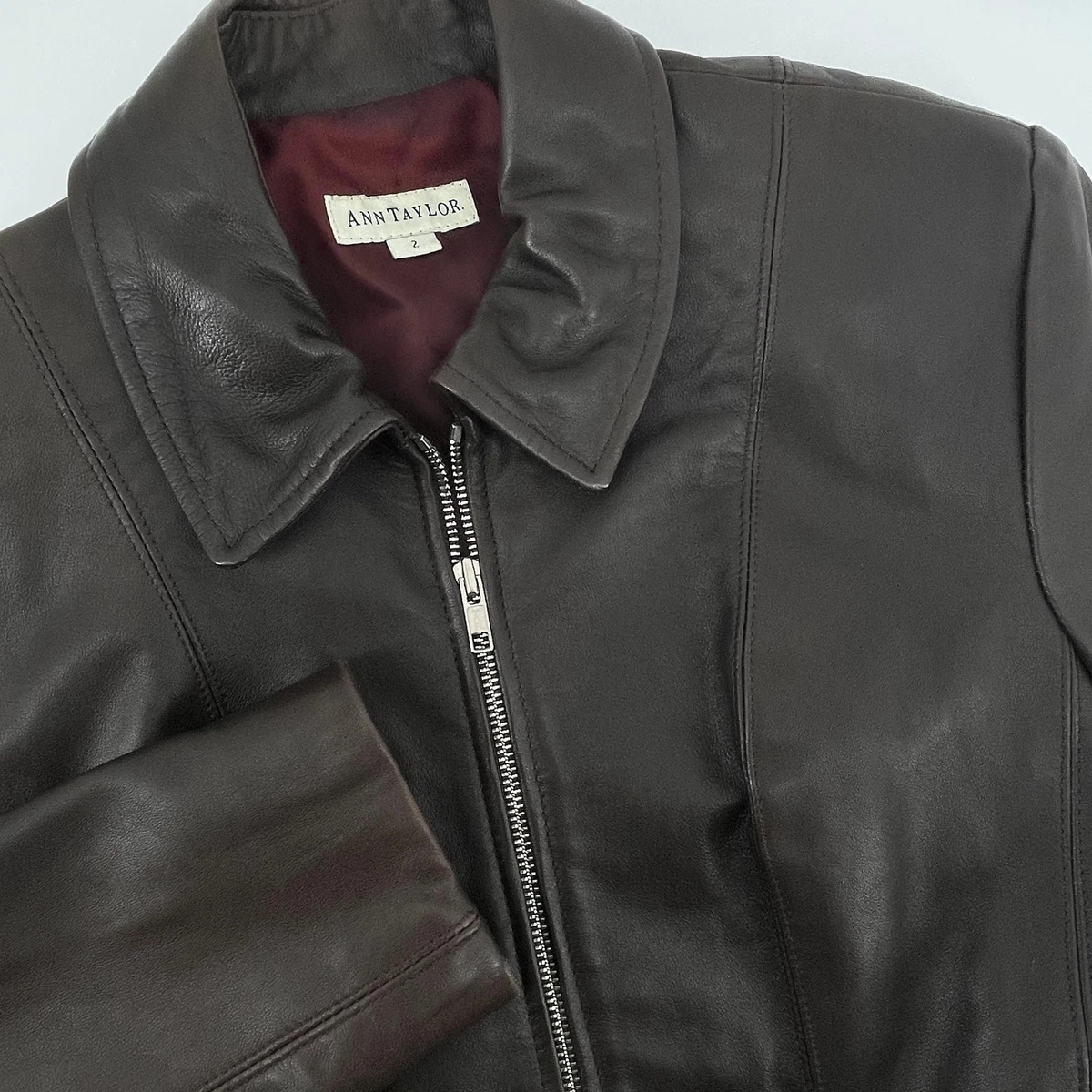 Ann Taylor Women's Leather Outer Shell Coats, Jackets & Vests for