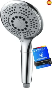GRIFEMA Alcachofa de Ducha XXL Grande 12 cm, 5 Modos de Chorro y Ahorro de Agua - Imagen 1 de 2