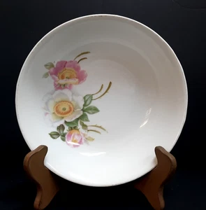 Vintage Porcelain Pink & White Floral Serving Bowl 8.5" Bavaria Germany Munich  - Picture 1 of 7