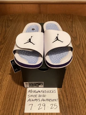 DS 2025 Nike Air Jordan Hydro Retro 5 Nuevo Esmeralda Uva Hielo Negro Para hombres Talla 11 Foto 1 de 4