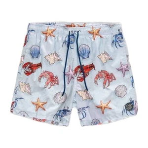 Psycho Tuna Herren LARGE L neu mit Etikett Pool Shorts Unterteil Futterautomat in STARLIGHT BLUE - Bild 1 von 2