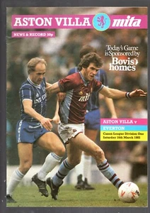 Aston Villa v Everton FC 1984-1985 División Uno 16/3/1985 - Imagen 1 de 1