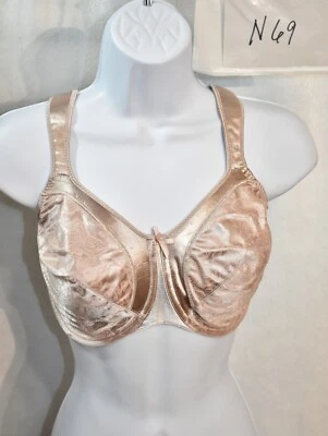 Sujetador Cabernet Talla 34DD Beige R246 Cobertura Completa Foto 1 de 4