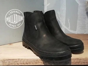BNIB PALLADIUM PALLABOSSE NUBUCK CHELSEA BOOTS - SIZE 7.5, EU 41 - Picture 1 of 7