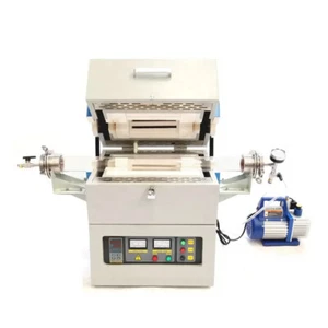 1200℃ Electric Vacuum Tube Muffle Furnace 450mm(17.7") Hot Zone 51 Programmable - Picture 1 of 13