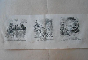 Vignette Caricature 1877 - Le Dompteur de Crocodiles - Foto 1 di 1