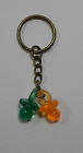 VTG 80's DOUBLE PACIFIER KEY CHAIN RING TAIWAN MADE UNUSED C