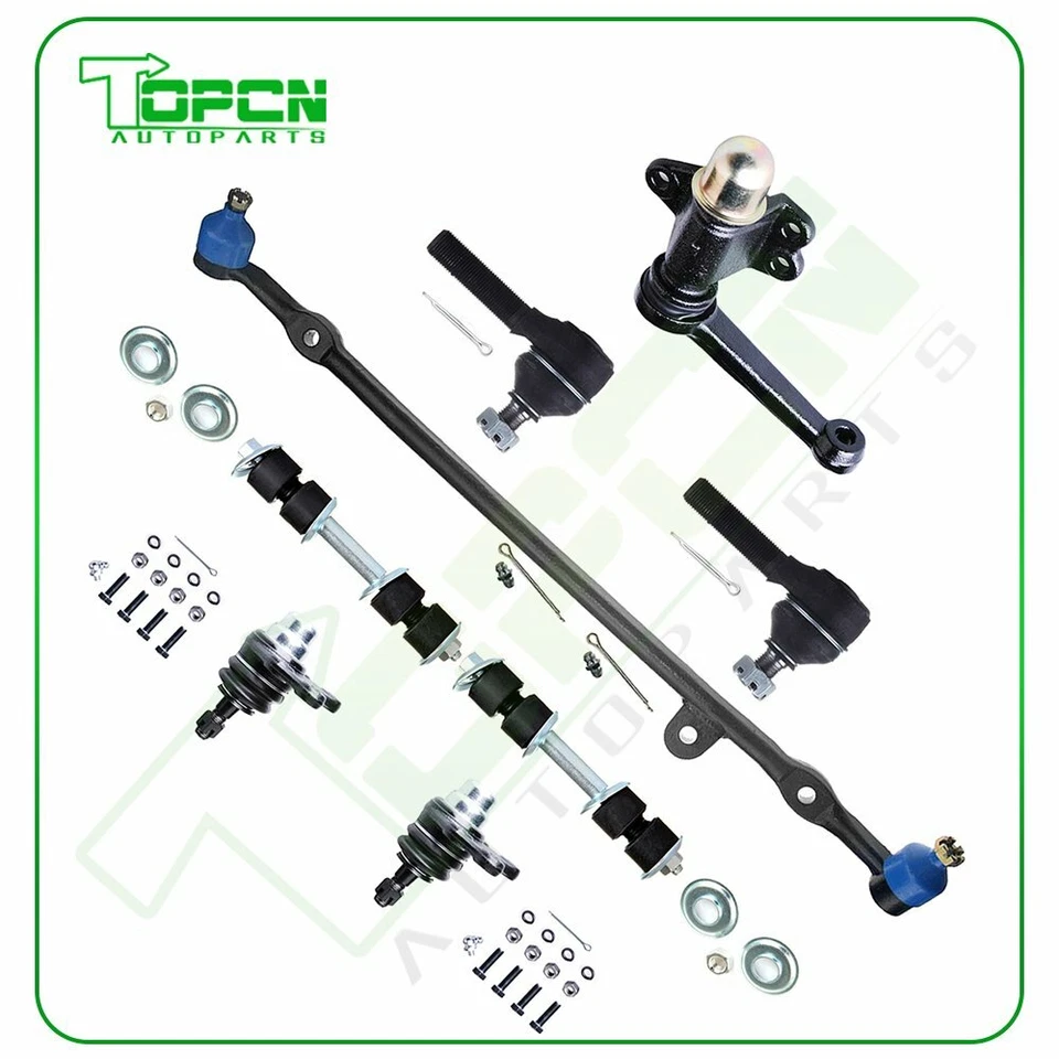 For 1984-1988 Toyota Pickup 8pcs Front Upper Ball Joints Center Link Idler Arm - Изображение 1 из 4