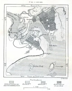 Saint-John, Canada....Antique  Map, Plan..1890 - Picture 1 of 1