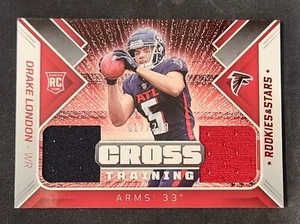 2022 Panini Rookies & Stars Drake London Cross Training RC Dual-Patch 17/249 - Picture 1 of 3