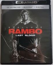RAMBO: LAST BLOOD 4K ULTRA HD BLU RAY 2 DISC SET FREE WORLDWIDE SHIPPING