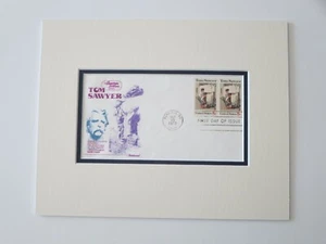 Mark Twain, Autor von Huckleberry Finn & Ersttagsbrief der Tom Sawyer Briefmarke - Bild 1 von 1
