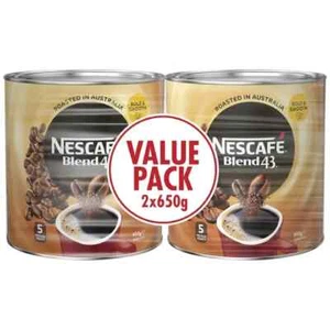 Nescafe Blend 43 Coffee 650g x 2 - Picture 1 of 1